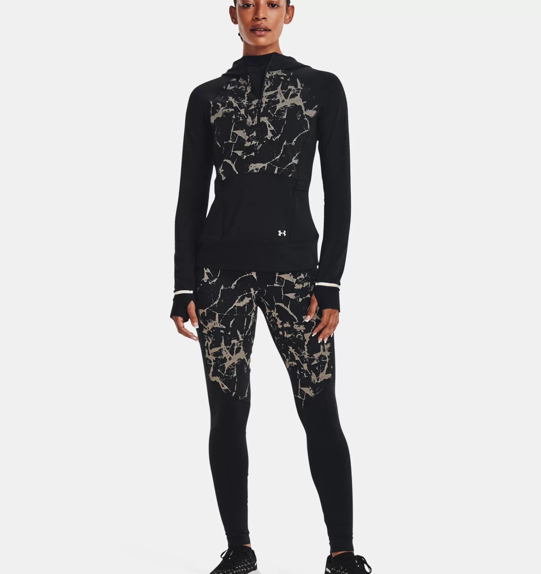Femmes Under Armour Hauts<Haut A Capuche ½Zip Ua Outrun The Cold Pour Femmes