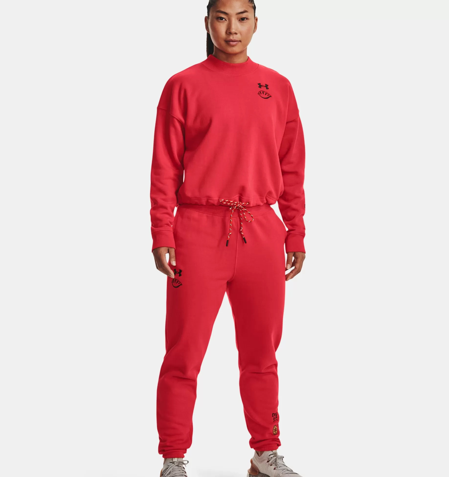 Femmes Under Armour Hauts<Haut A Col Ras Du Cou Ua Terry Pour Femme