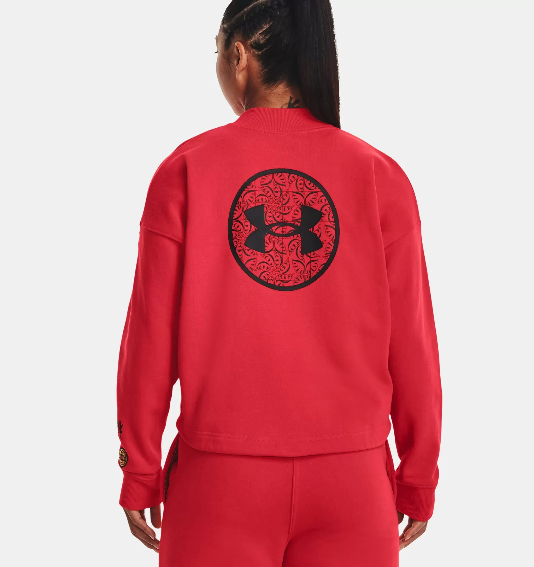 Femmes Under Armour Hauts<Haut A Col Ras Du Cou Ua Terry Pour Femme