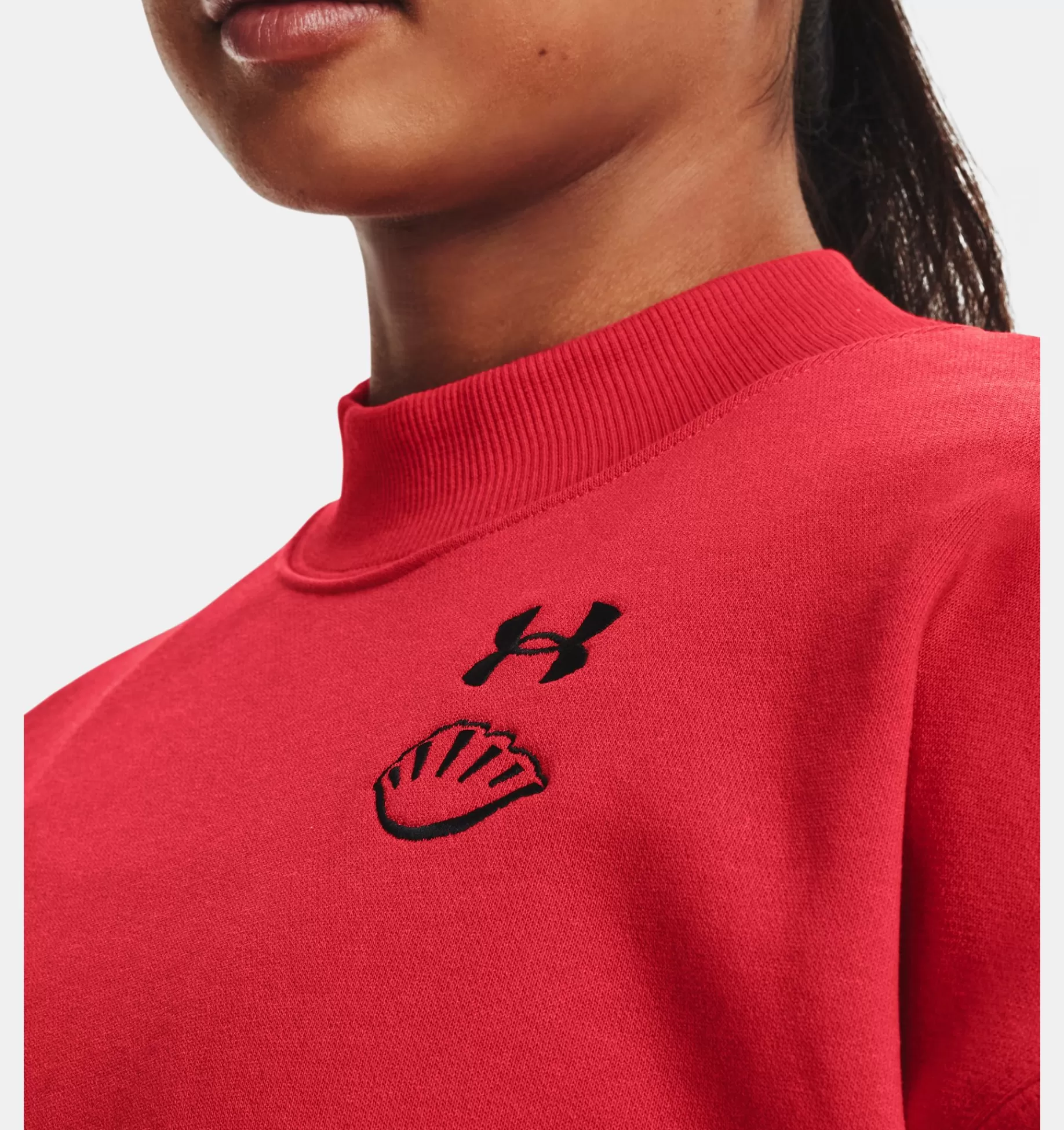 Femmes Under Armour Hauts<Haut A Col Ras Du Cou Ua Terry Pour Femme