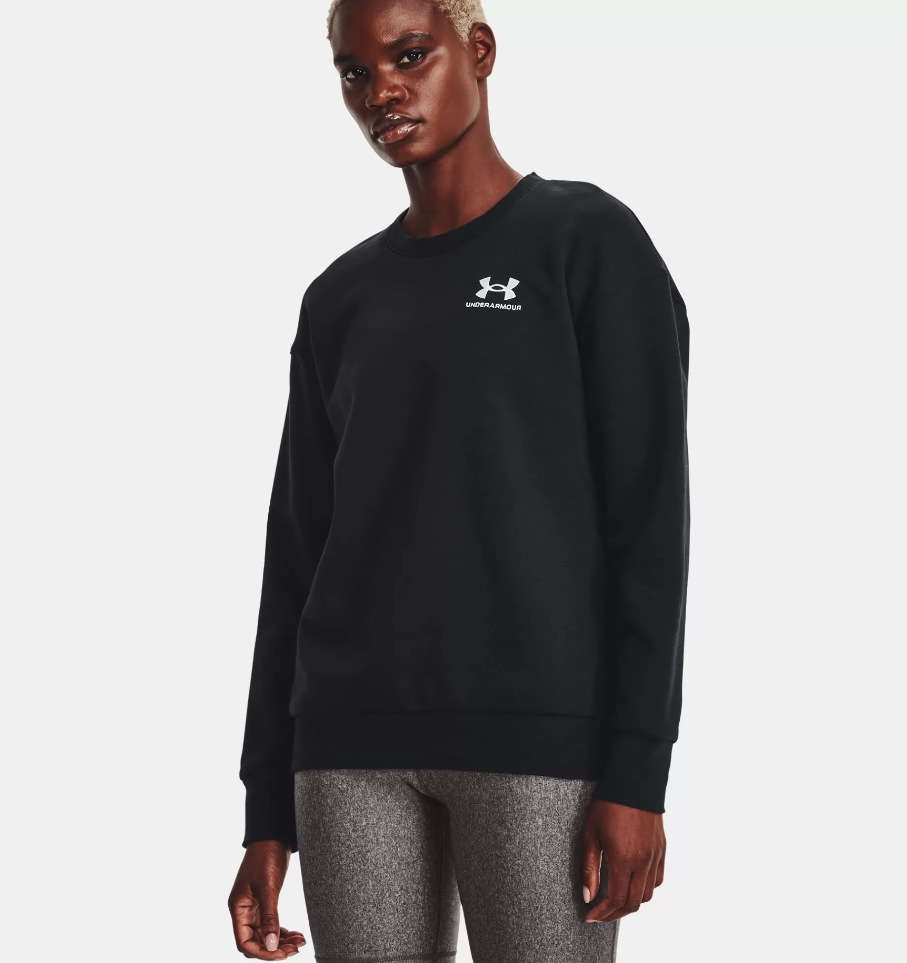 Femmes Under Armour Hauts<Haut A Col Ras Du Cou Uaessential Fleece Pour Femme