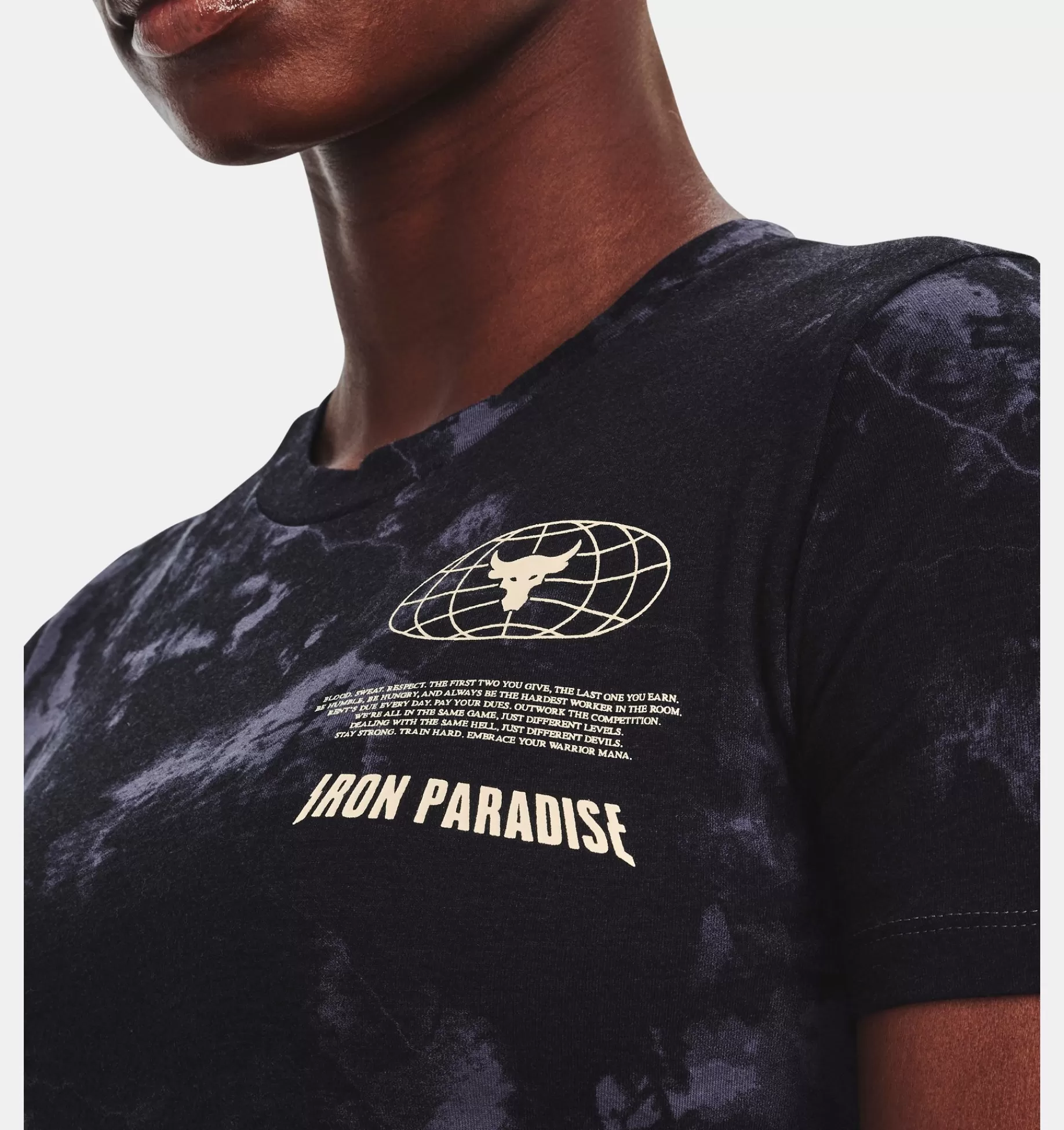 Femmes Under Armour Hauts<Haut A Manches Courtes Avec Imprime Project Rock Disrupt Pour Femmes