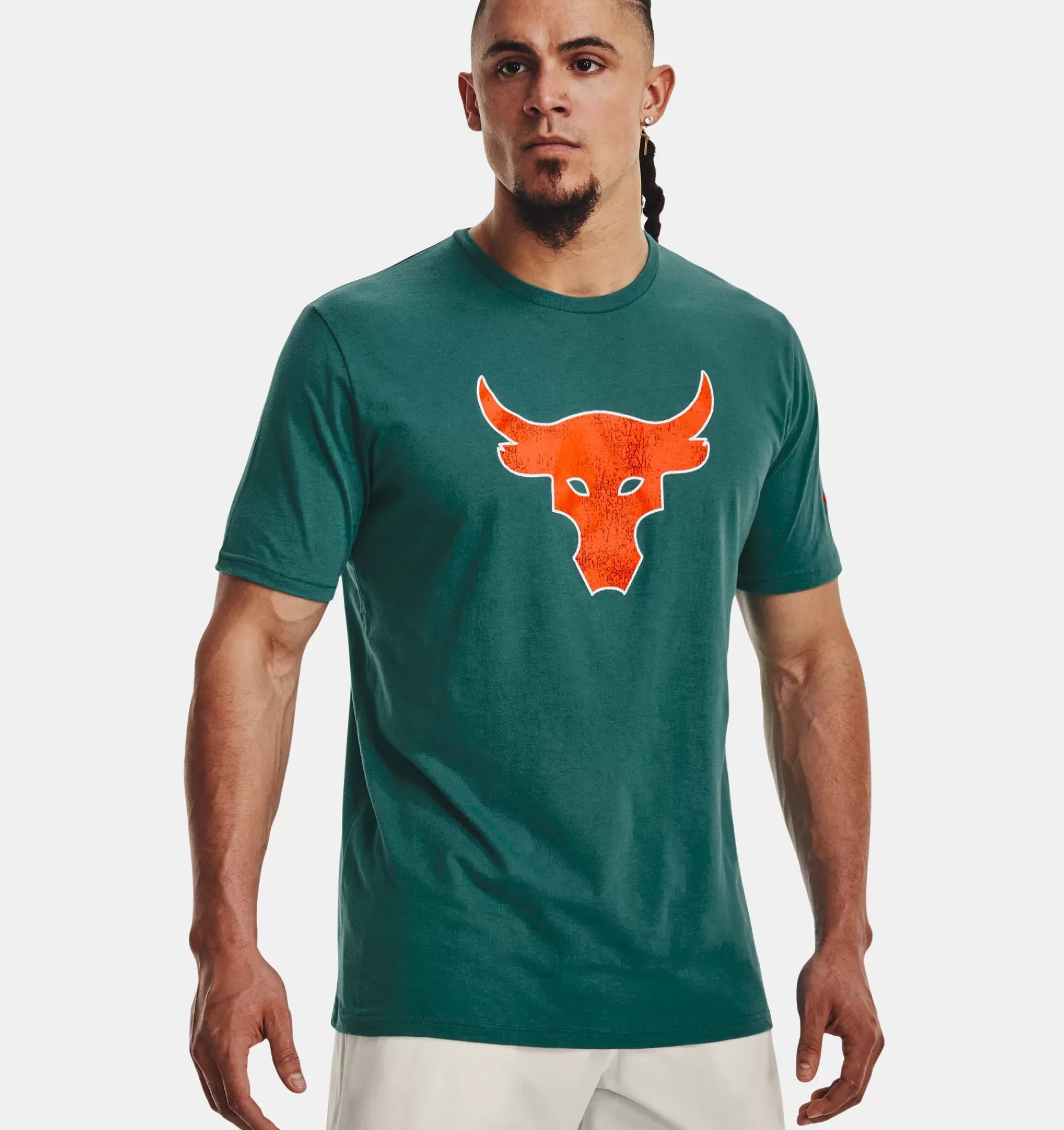 Hommes Under Armour Hauts<Haut A Manches Courtes Project Rock Brahma Bull Pour Homme
