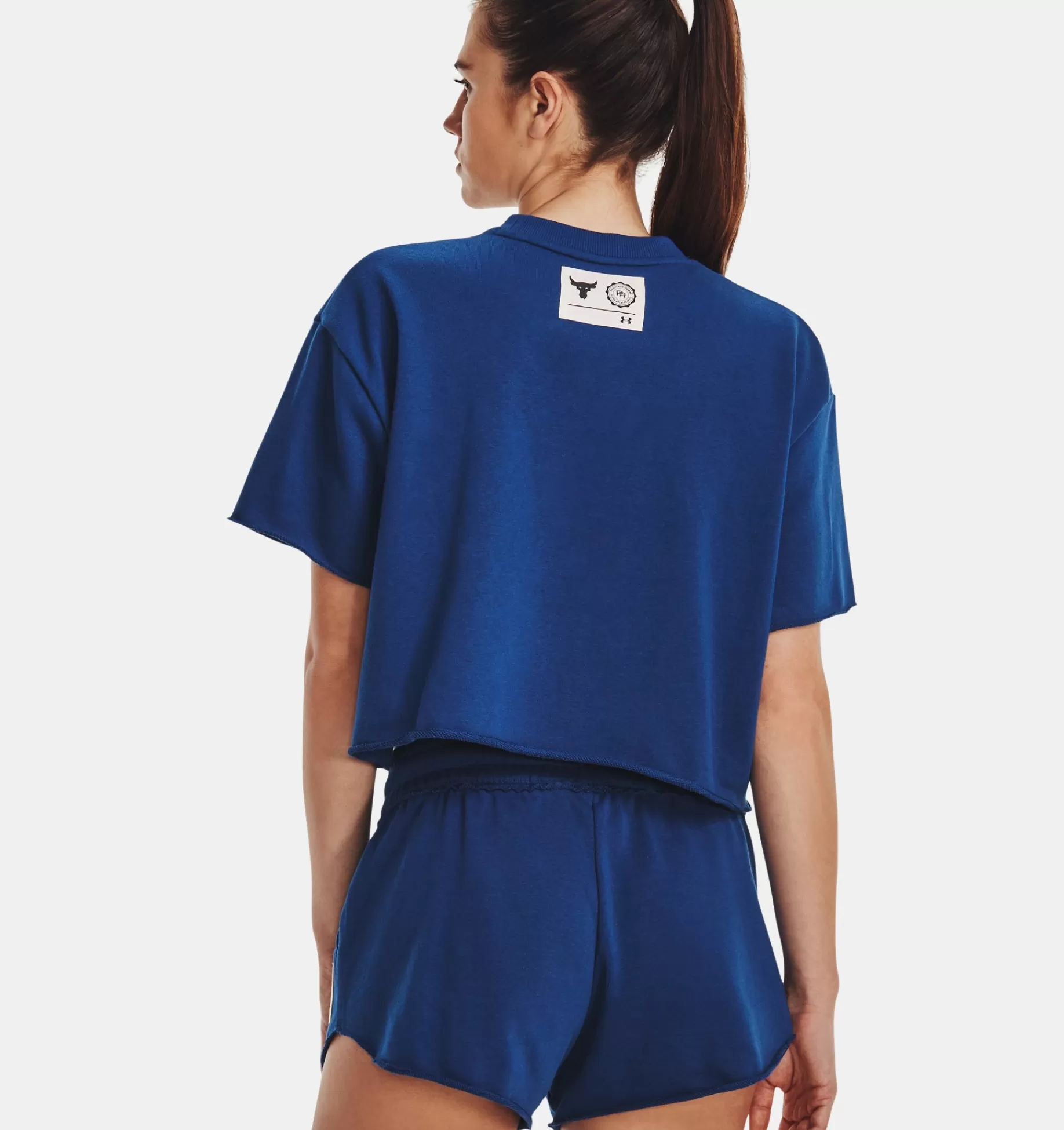 Femmes Under Armour Hauts<Haut A Manches Courtes Project Rock Rival Terry Pour Femme