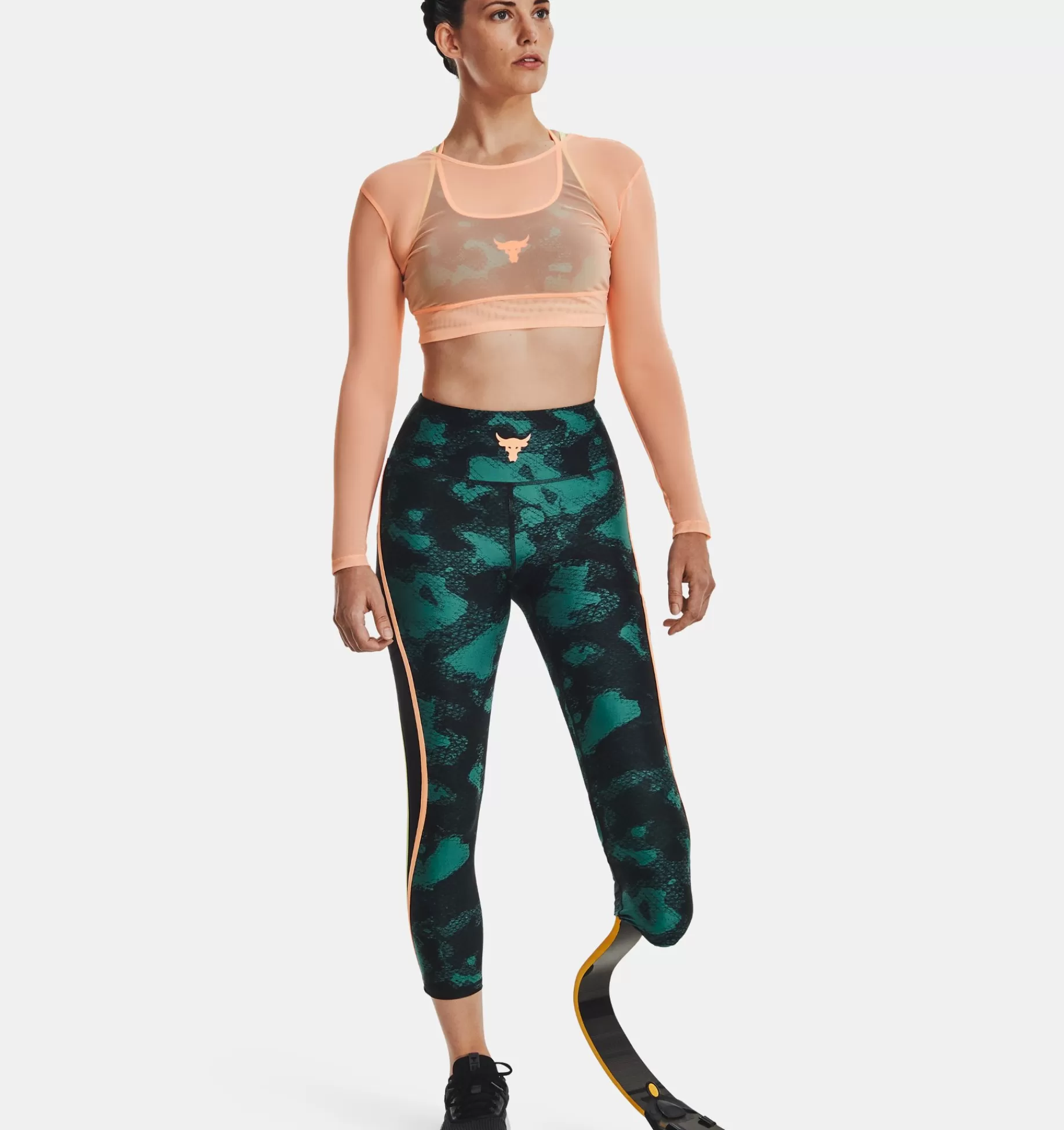 Femmes Under Armour Hauts<Haut A Manches Longues Project Rock Sheer Mesh Pour Femme