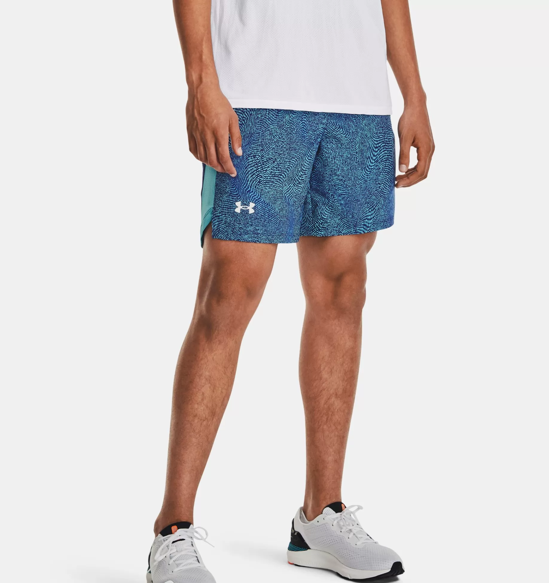 Hommes Under Armour Bas<Short Imprime 18Cm Ua Launch Pour Homme