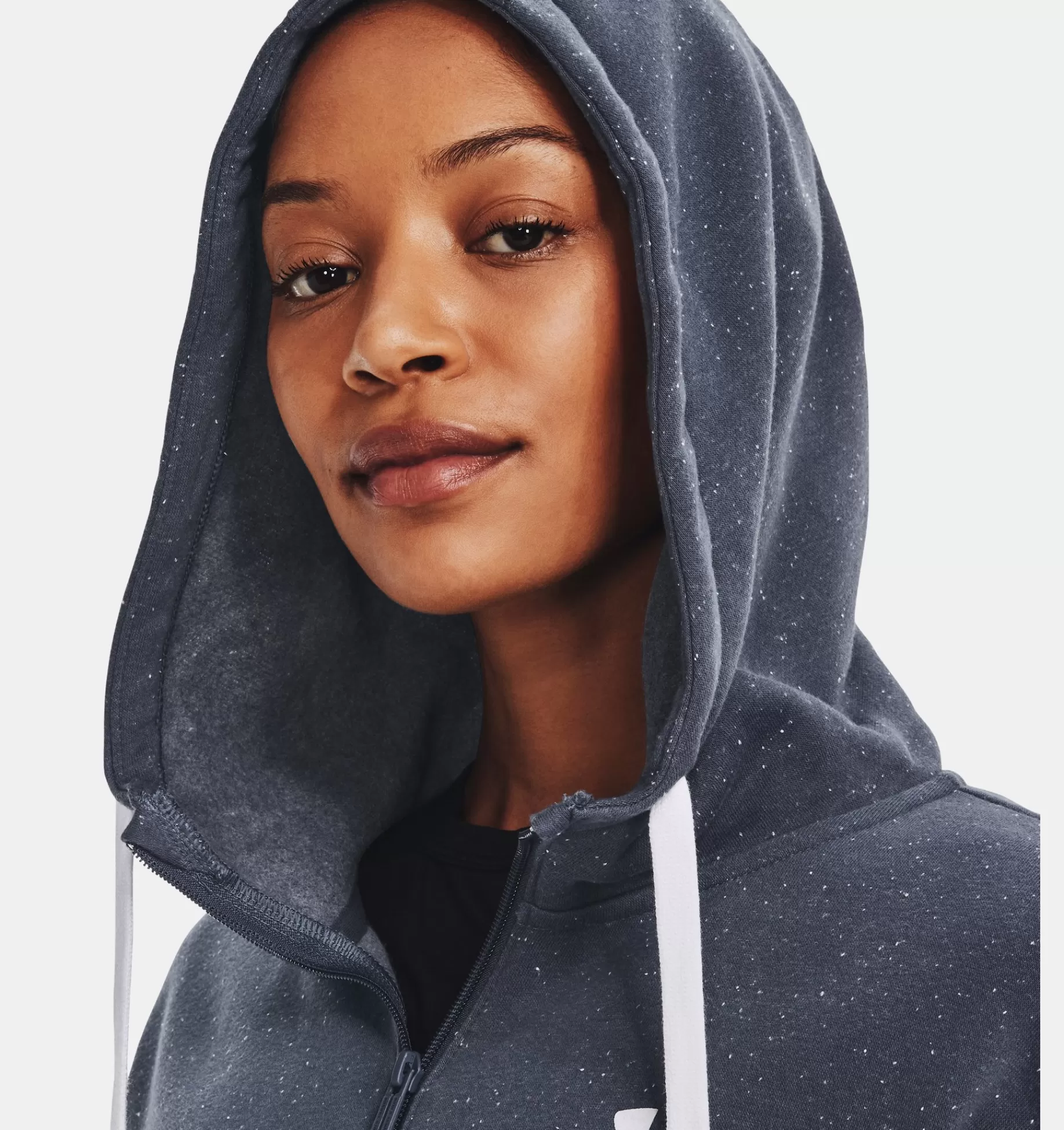 Femmes Under Armour Hauts<Sweat A Capuche Entierement Zippe Ua Rival Fleece Pour Femme