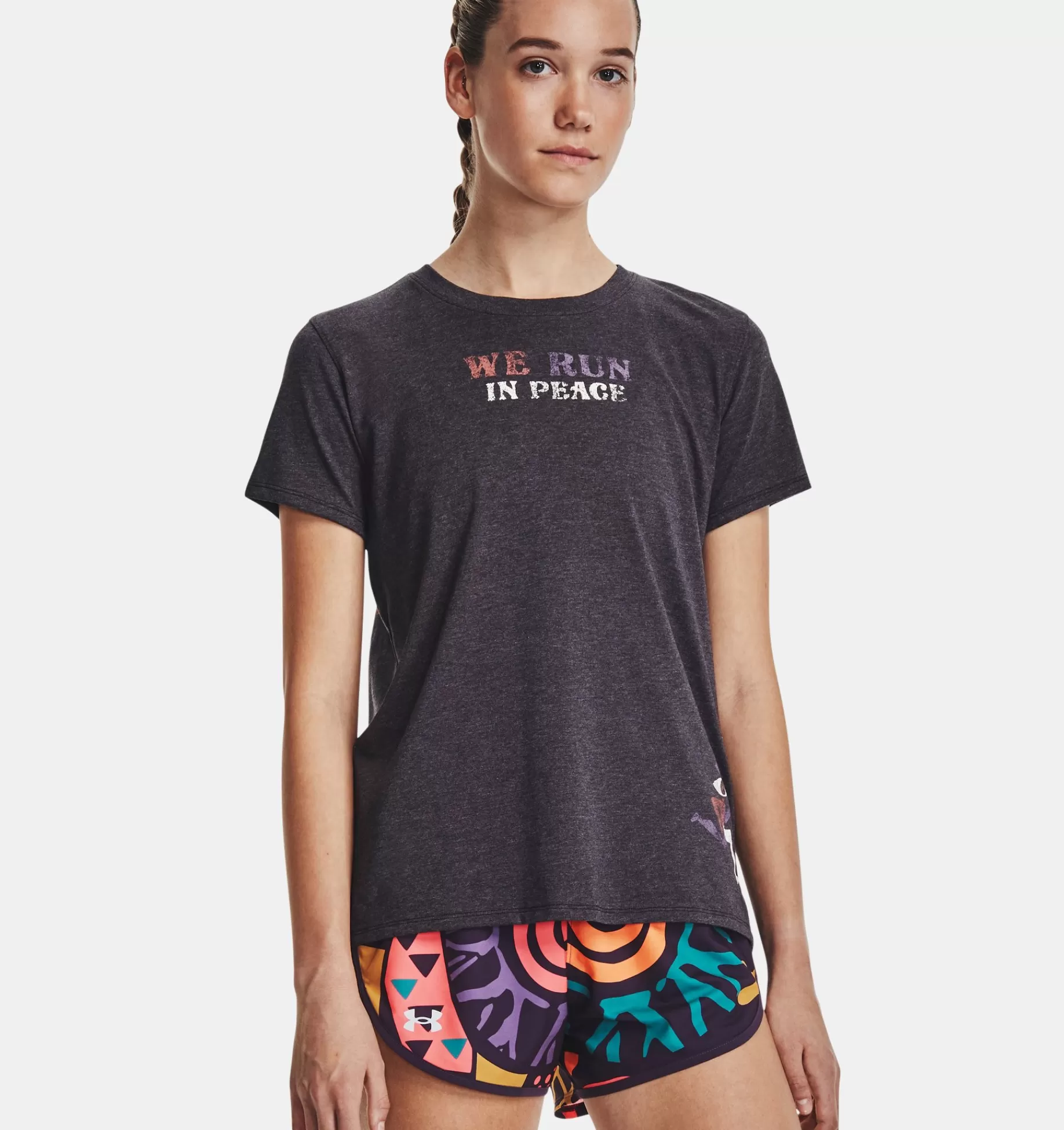 Femmes Under Armour Hauts<T-Shirt A Manches Courtes Ua Run In Peace Pour Femme
