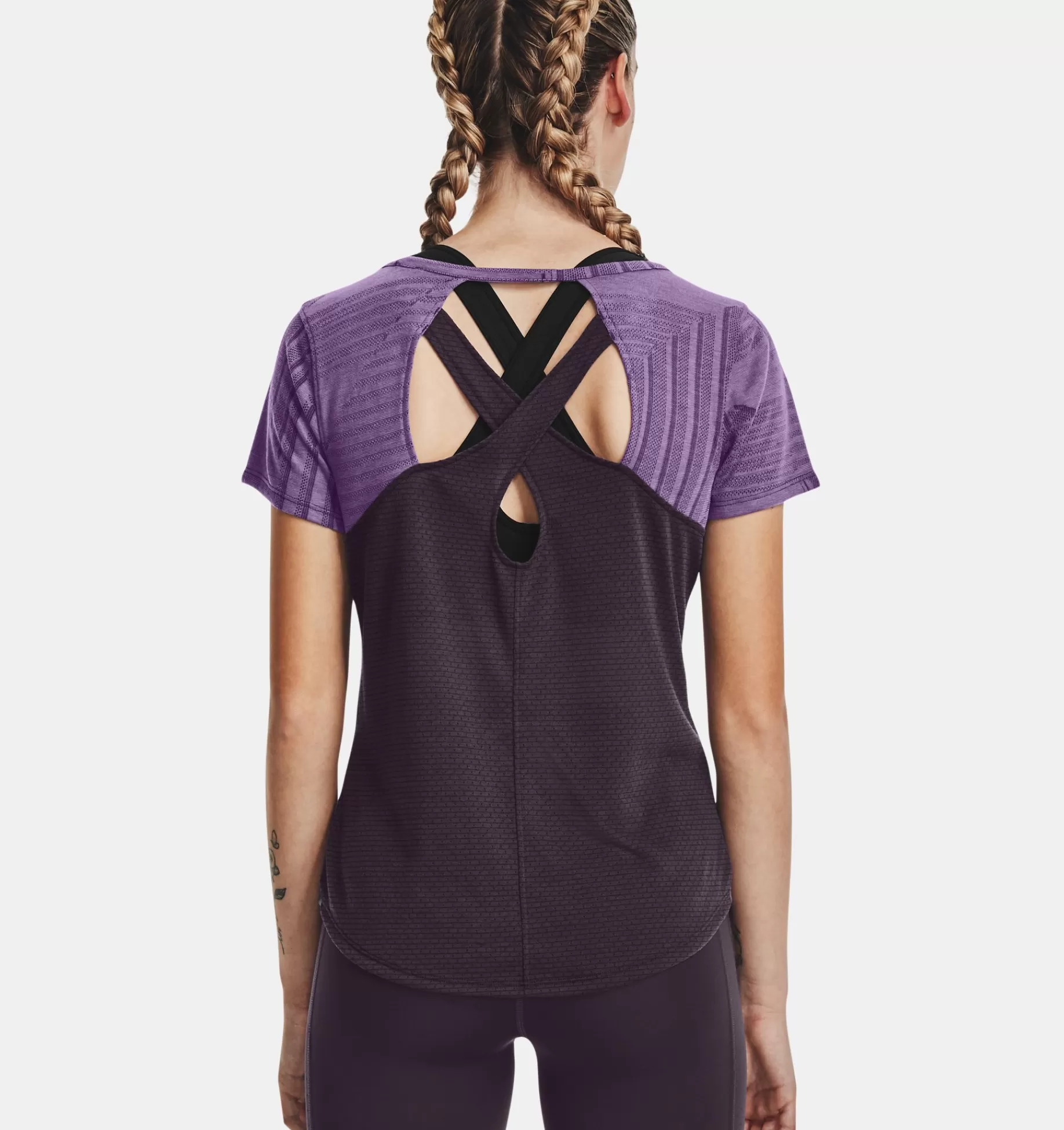 Femmes Under Armour Hauts<T-Shirt A Manches Courtes Ua Streaker Deco Diamond Pour Femme