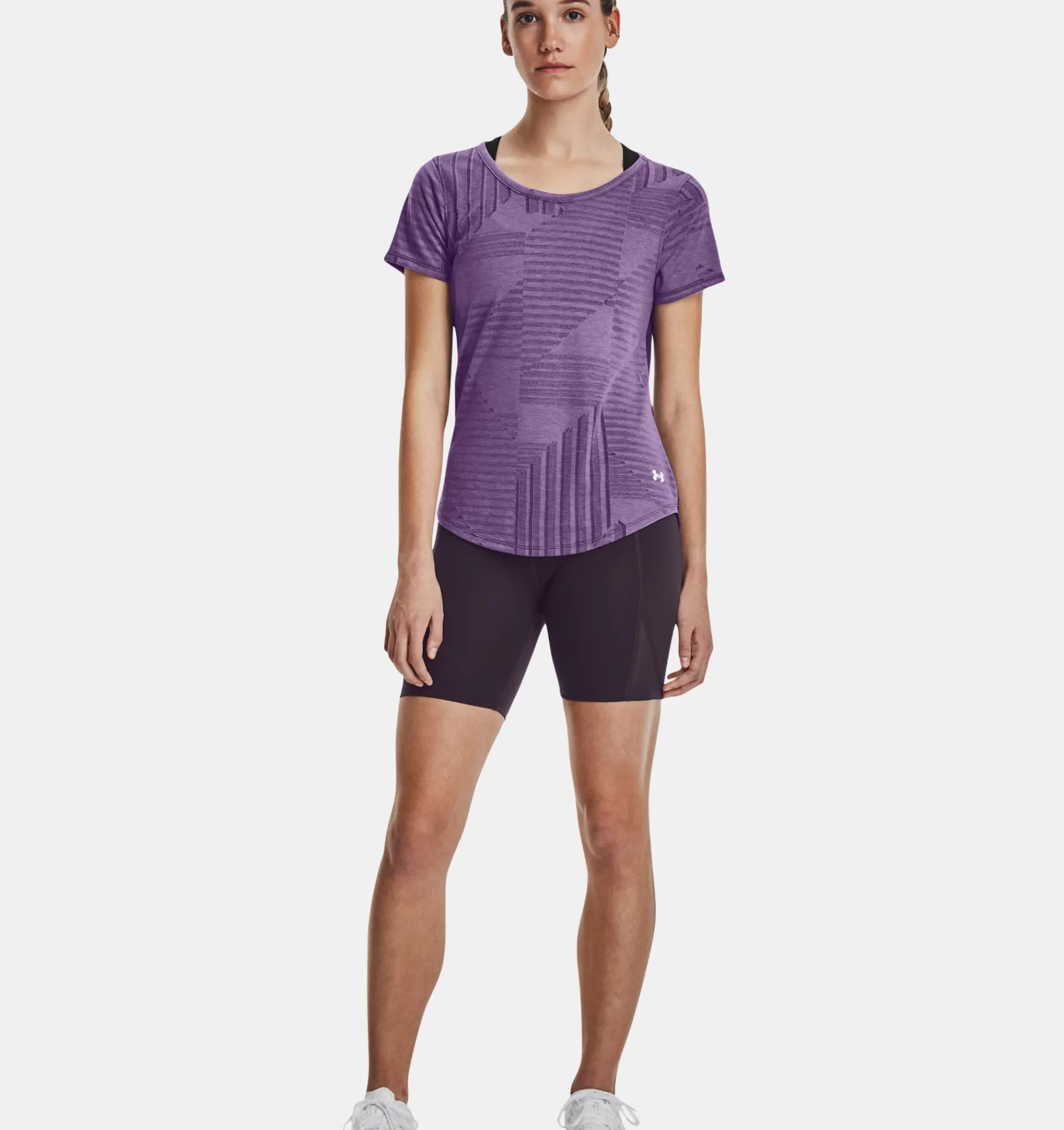 Femmes Under Armour Hauts<T-Shirt A Manches Courtes Ua Streaker Deco Diamond Pour Femme