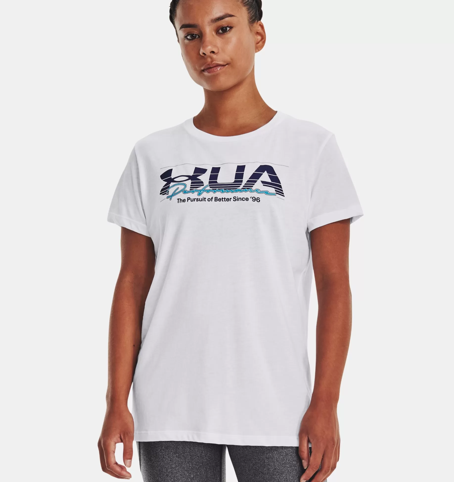 Femmes Under Armour Hauts<T-Shirt A Manches Courtes Ua Vintage Performance Pour Femme