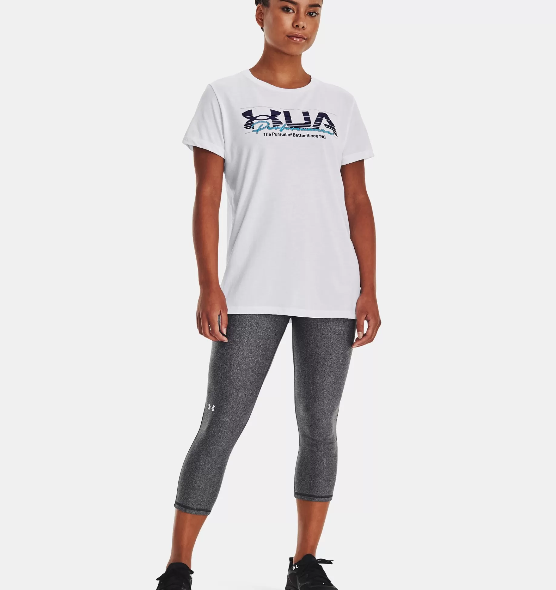 Femmes Under Armour Hauts<T-Shirt A Manches Courtes Ua Vintage Performance Pour Femme
