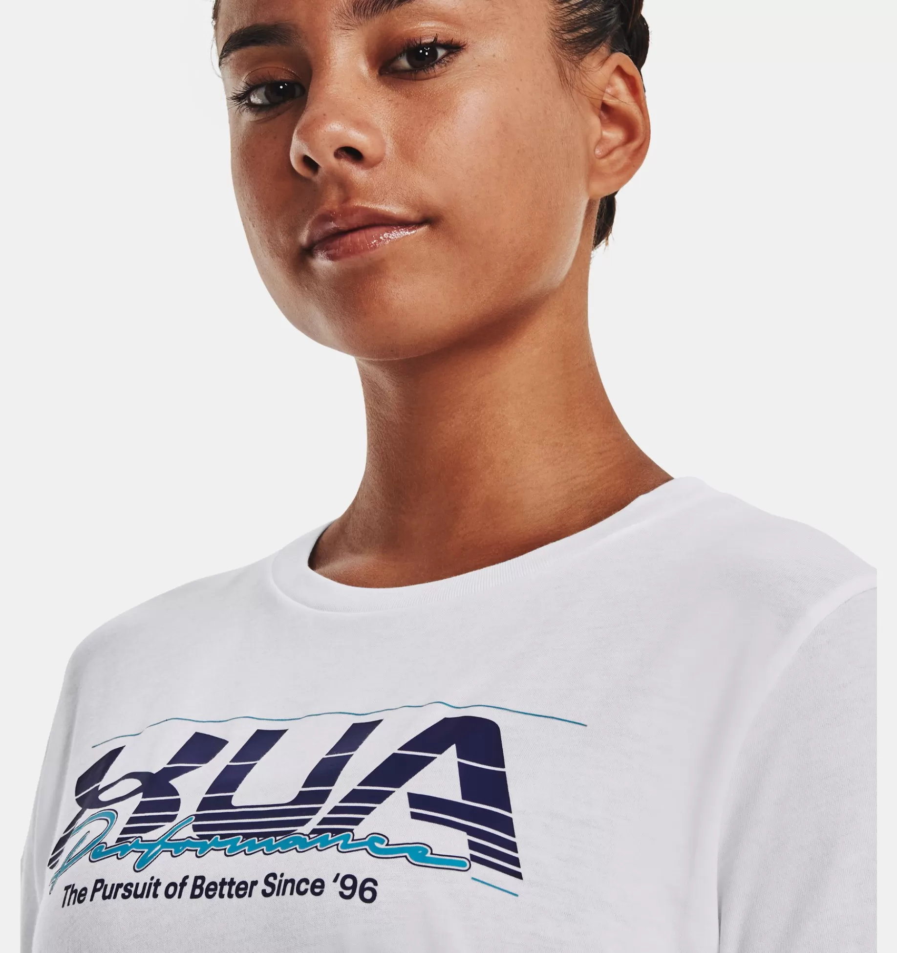 Femmes Under Armour Hauts<T-Shirt A Manches Courtes Ua Vintage Performance Pour Femme