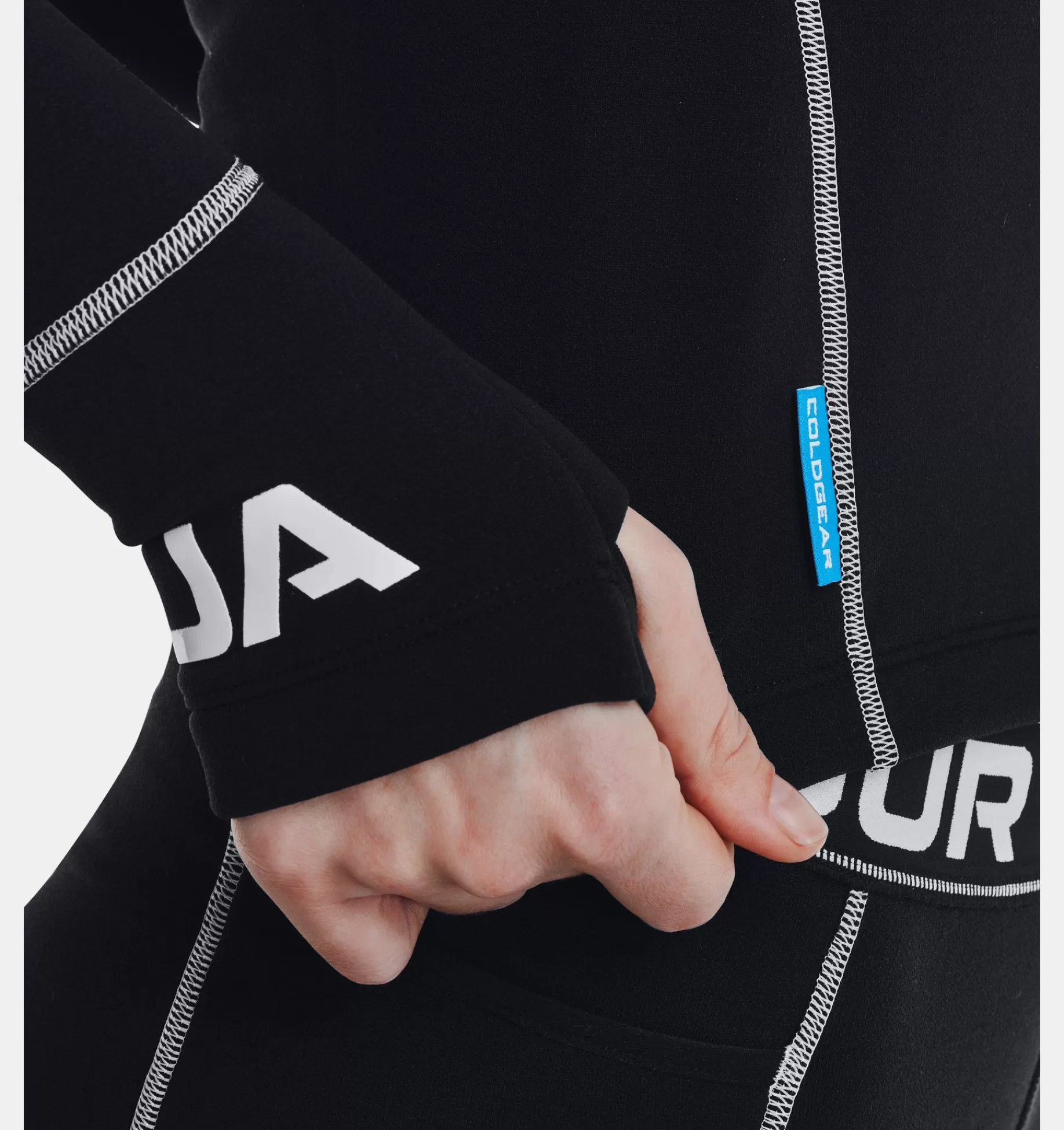 Femmes Under Armour Hauts<T-Shirt A Manches Longues Et Col Montant Coldgear® Pour Femmes