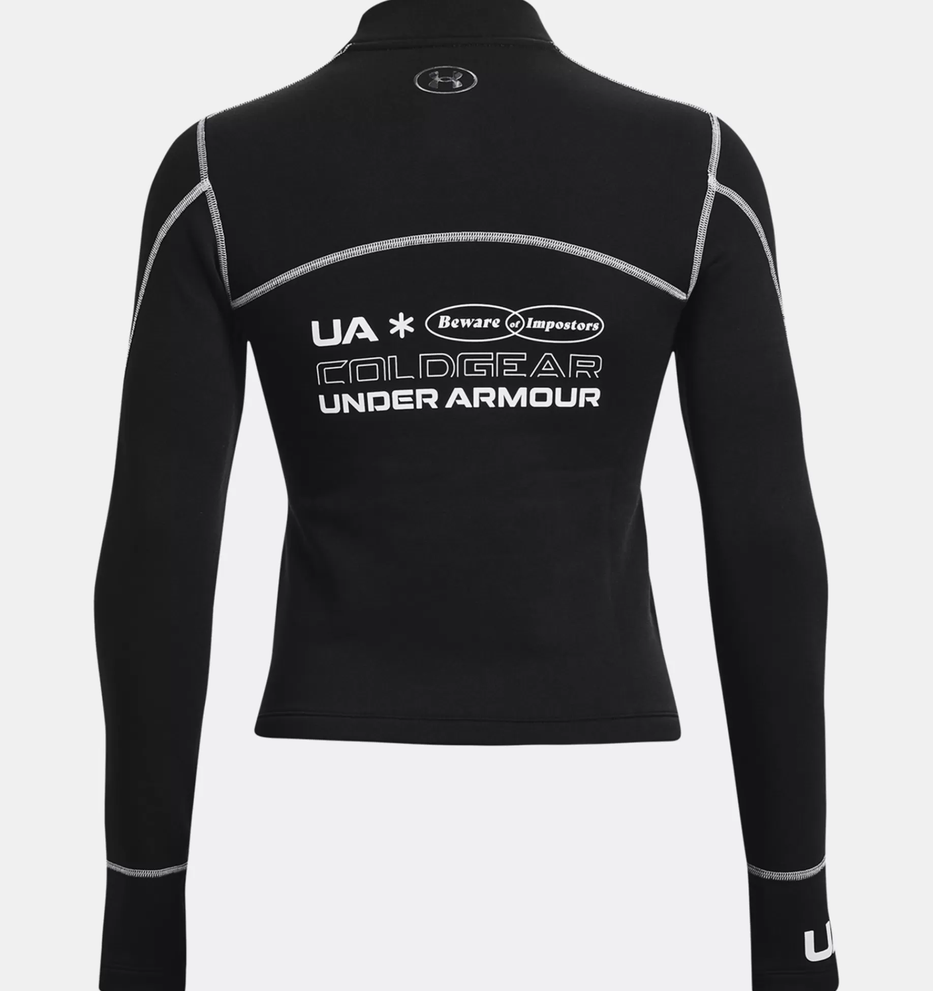 Femmes Under Armour Hauts<T-Shirt A Manches Longues Et Col Montant Coldgear® Pour Femmes